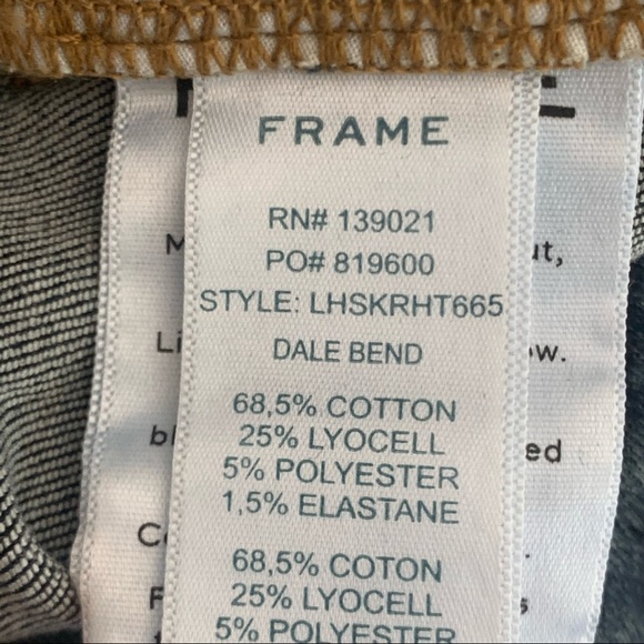 FRAME DENIM Le High Skinny Distressed Jeans Dale Bend Stretch Style LHSKRHT665 - Picture 16 of 16
